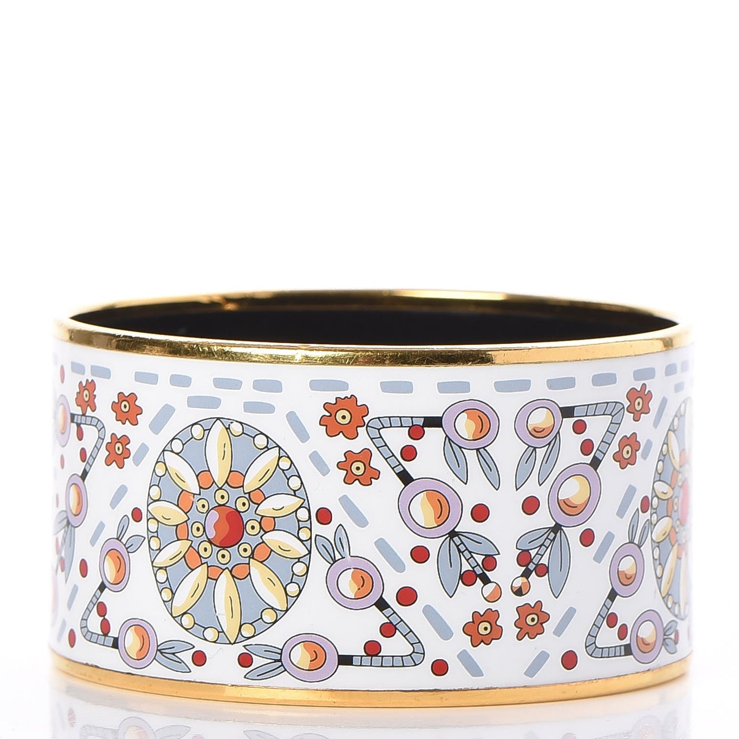 Enamel Printed Extra Wide Bracelet 65