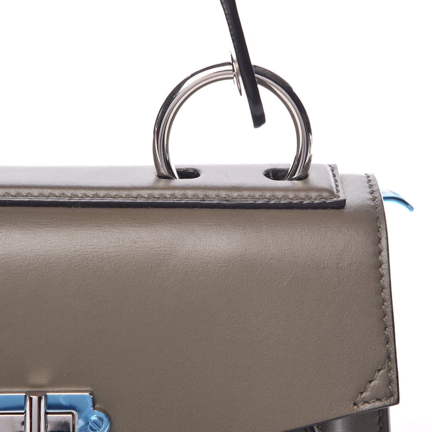 Proenza Schouler Calfskin Small Hava Top Handle Bag Cypress 8 of 8