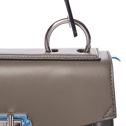 Proenza Schouler Calfskin Small Hava Top Handle Bag Cypress 8 of 8
