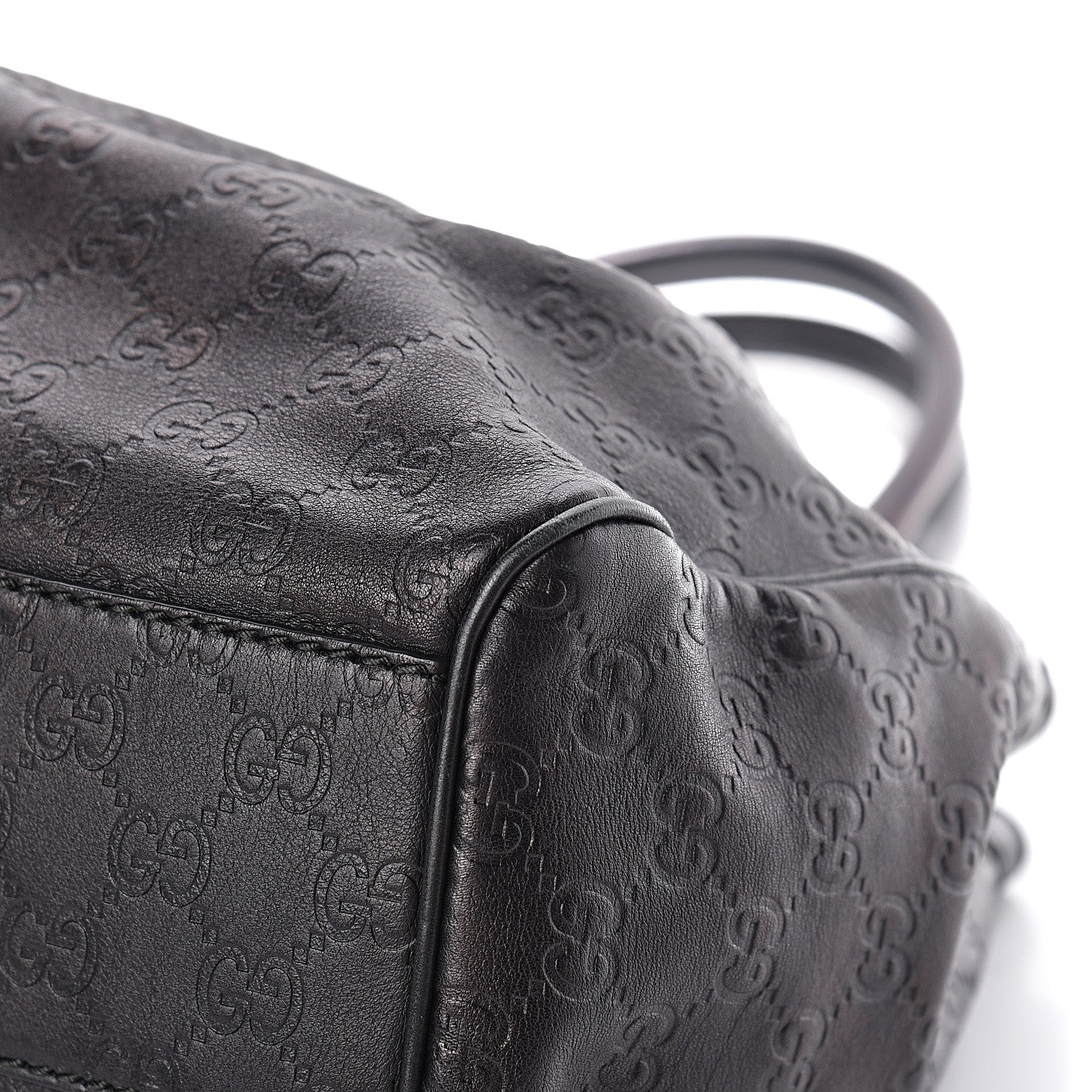 Gucci Guccissima Medium Sukey Tote Black 9 of 12