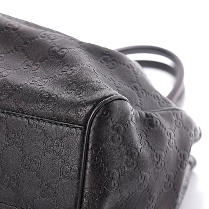 Gucci Guccissima Medium Sukey Tote Black 9 of 12