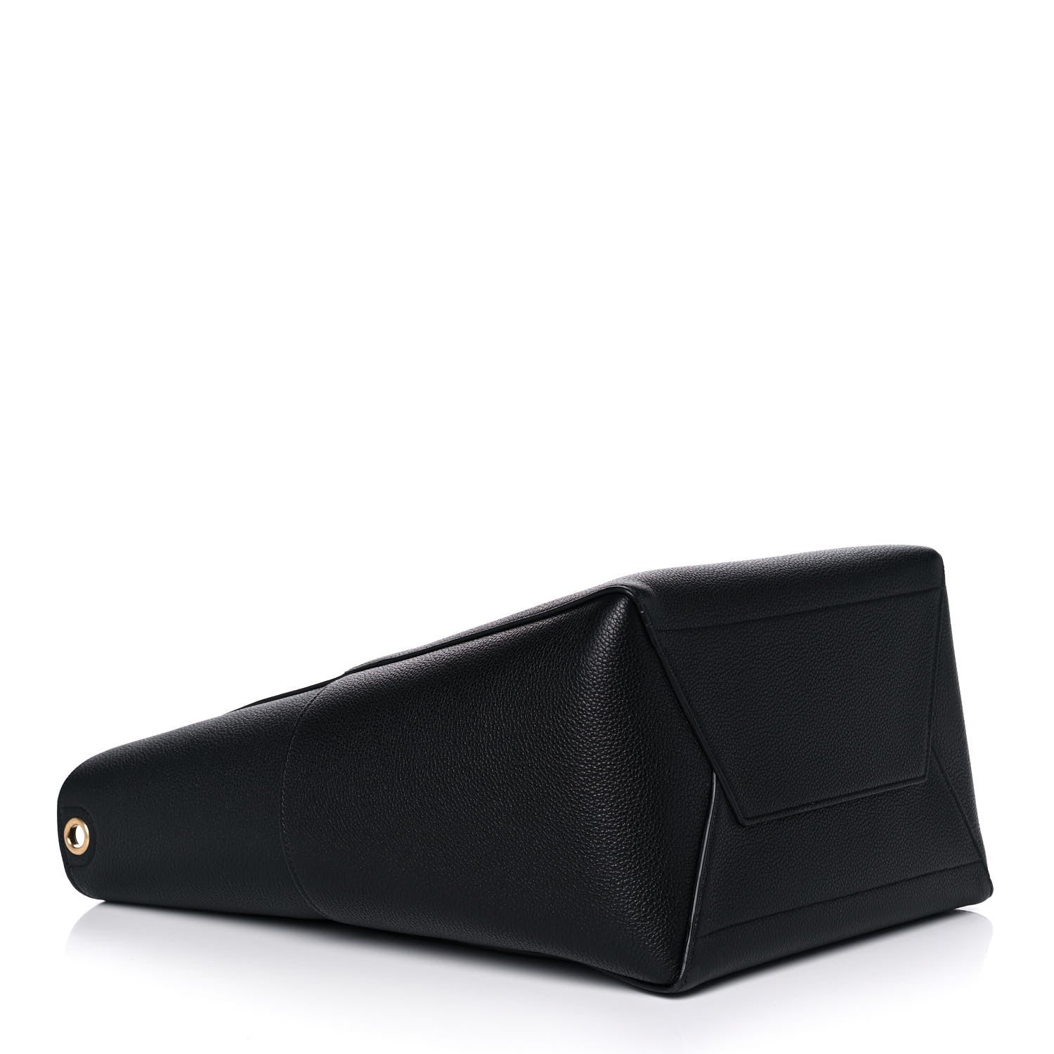 Celine Soft Grained Calfskin Sangle Bucket Bag Black 4 of 11