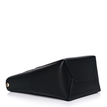 Celine Soft Grained Calfskin Sangle Bucket Bag Black 4 of 11