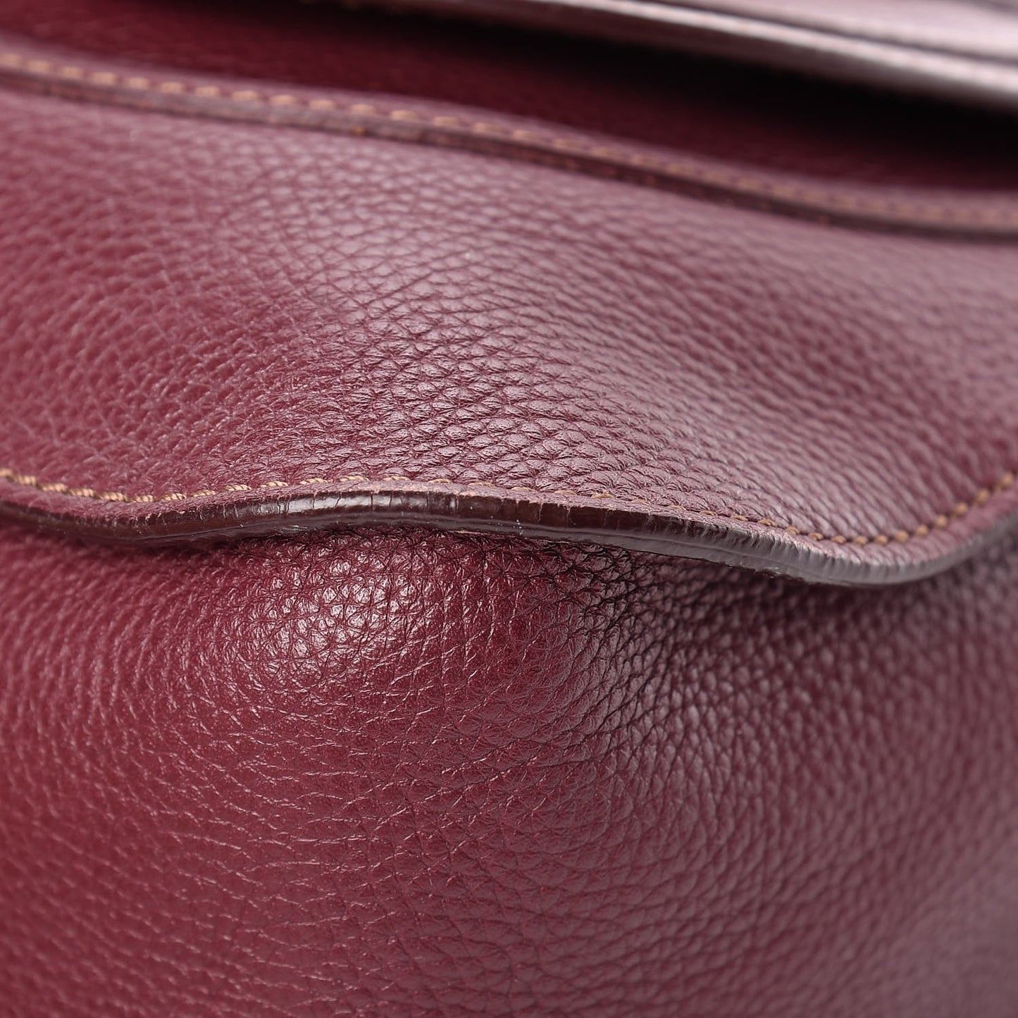 Calfskin Medium Marcie Satchel Wine Purple