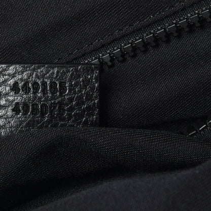 Gucci Nylon Monogram Medium Flat Messenger Bag Black 9 of 10