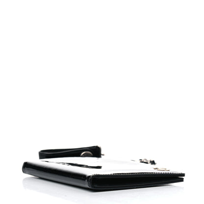 Chanel Patent Wallet With Chain Black 3 of 5