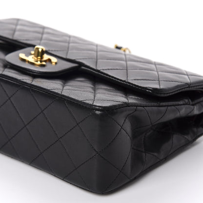 Chanel Lambskin Quilted Small Double Flap Black 7 of 11