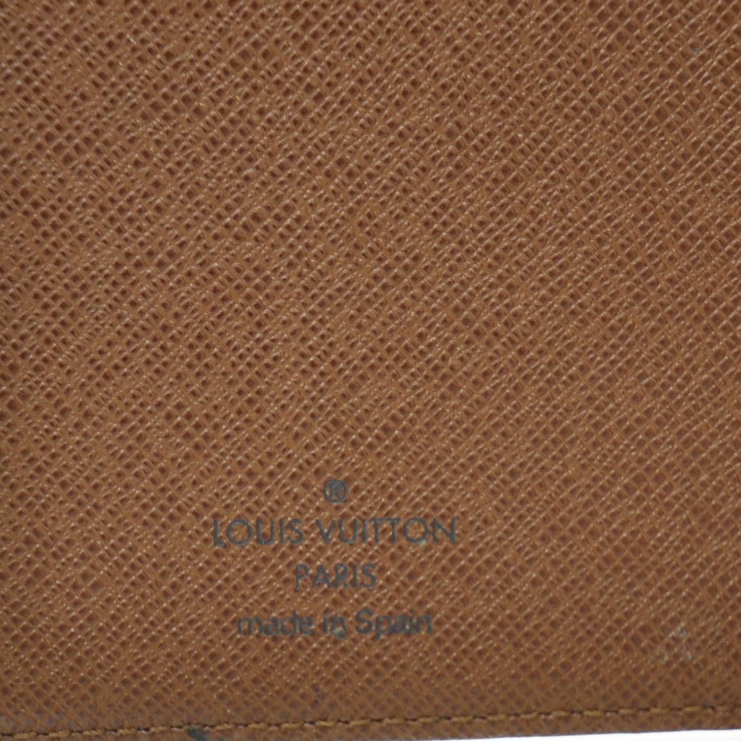 Louis Vuitton Monogram Pocket Agenda Cover 8 of 9