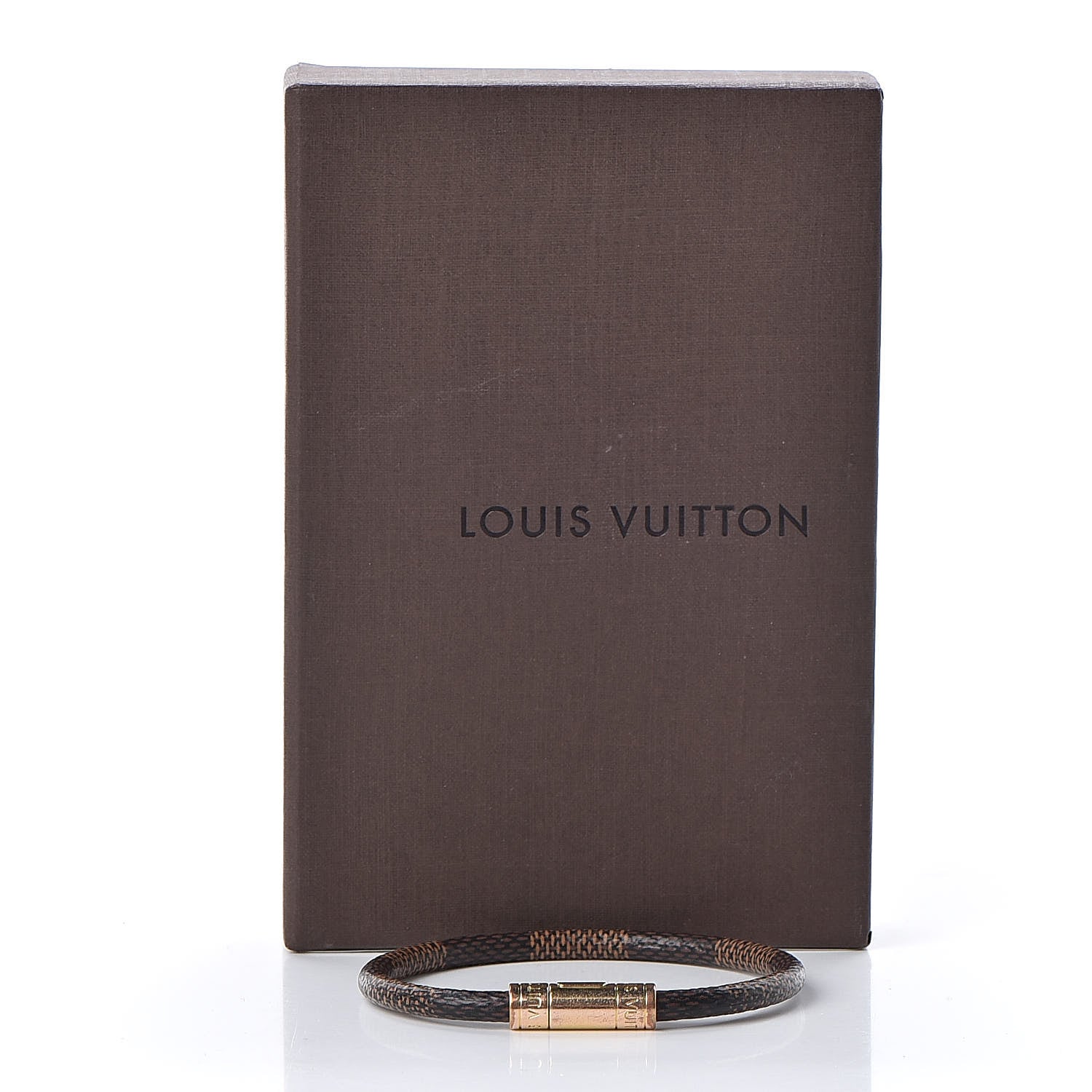 Louis Vuitton Damier Ebene Keep It Bracelet 19 6 of 6