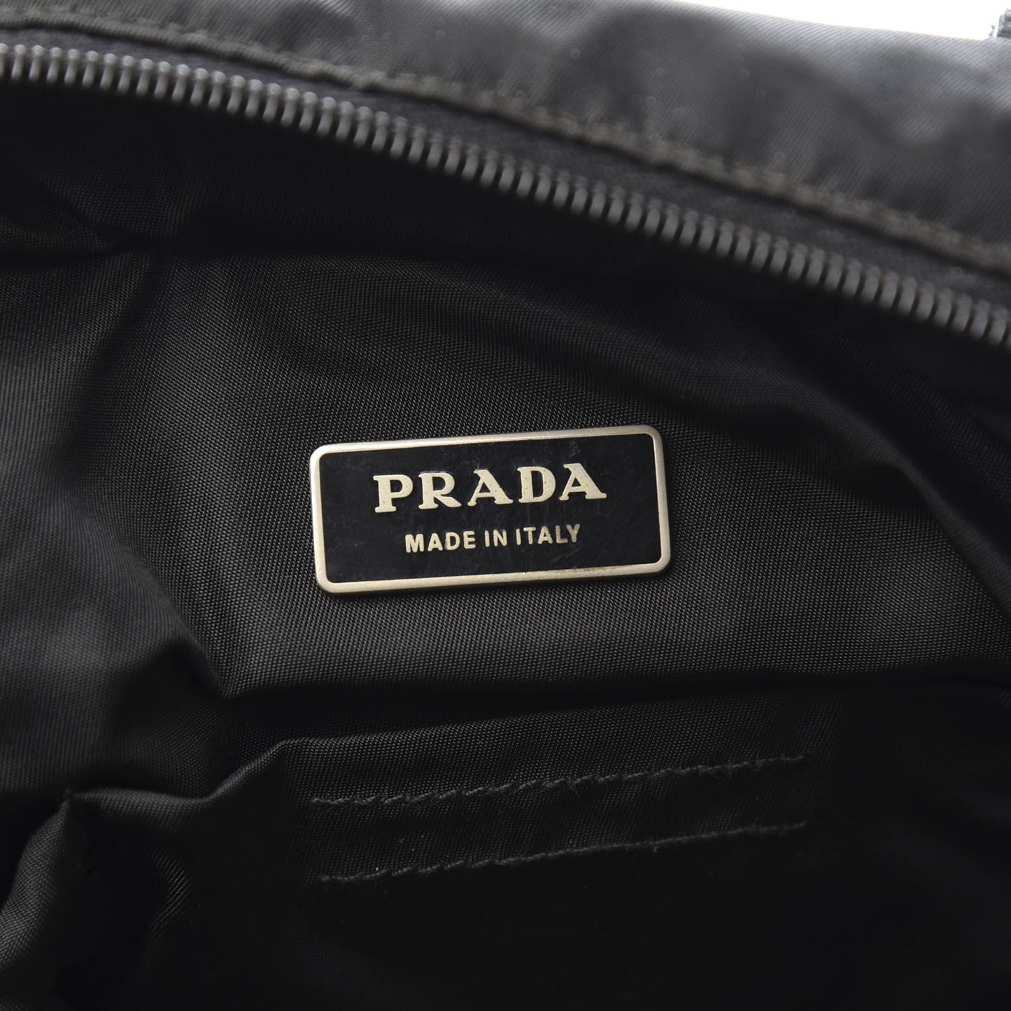 Tessuto Nylon Viaggio Travel Bag Black