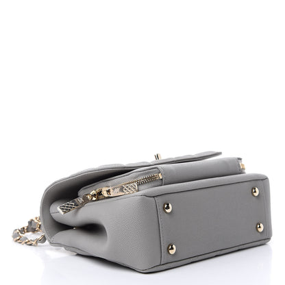 Chanel Caviar Quilted Medium Business Affinity Flap Grey 4 of 10