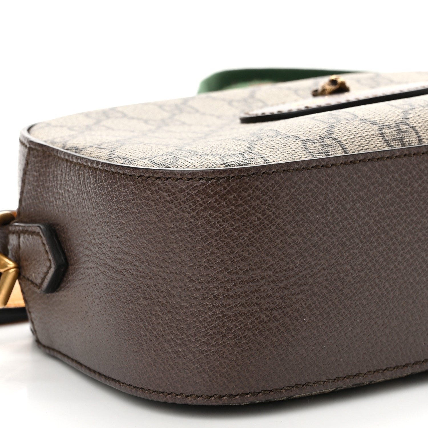 Gucci GG Supreme Monogram Web Neo Vintage Shoulder Bag Beige New Acero Crop 9 of 13