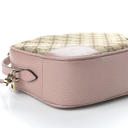 Gucci Monogram Mini Bree Messenger Bag Beige Soft Pink 6 of 10