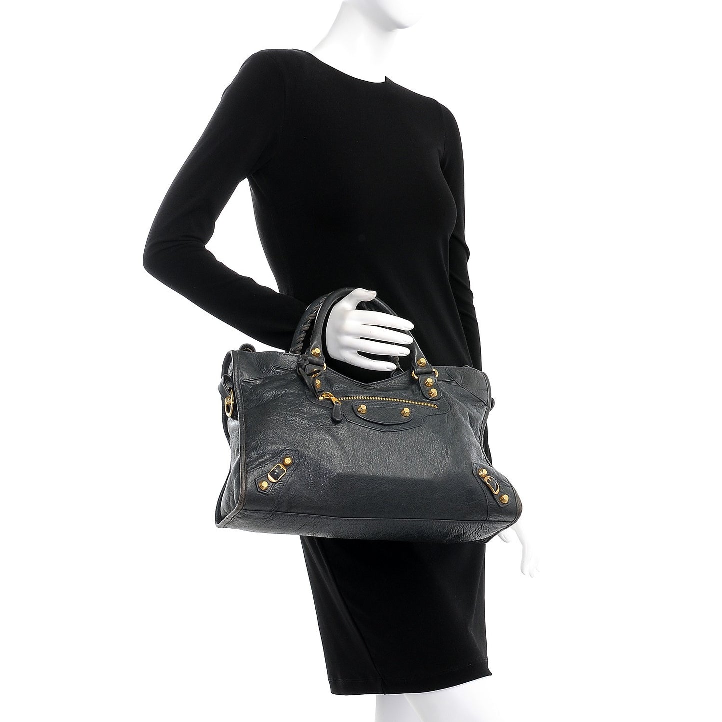 Agneau Giant 12 Gold Hardware City Anthracite