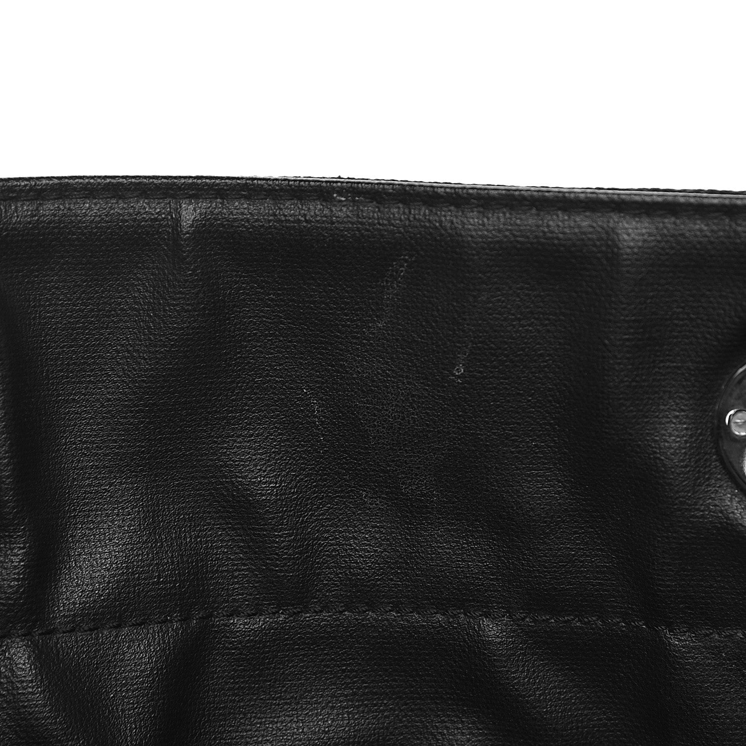 Chanel Coated Canvas Quilted Large Paris Biarritz Tote Black 9 of 19