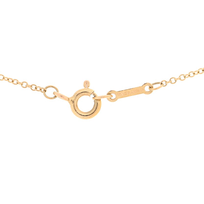 Tiffany 18K Yellow Gold Diamond Paloma Picasso Olive Leaf Pendant Necklace 6 of 7