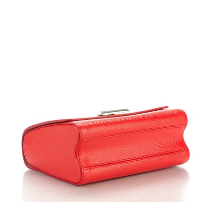 Louis Vuitton Epi Twist Shoulder Bag MM Coquelicot 4 of 7