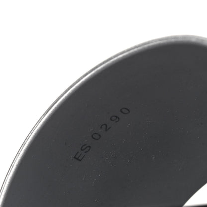 Givenchy Metallic Rubber Logo Pool Slide Sandals 36 Silver 7 of 7