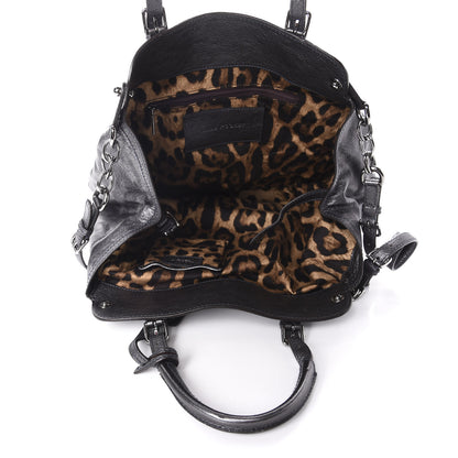 Dolce & Gabbana Calfskin Tote Metallic Silver 5 of 10