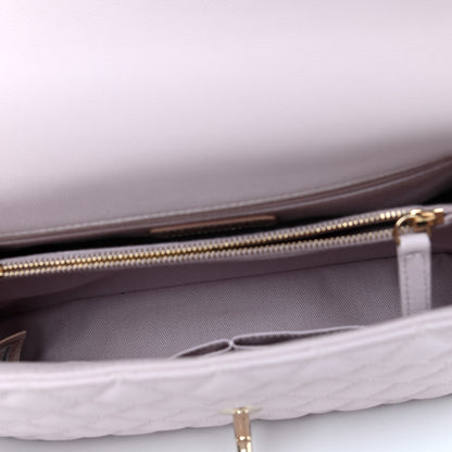 Chanel Caviar Quilted Small Coco Handle Flap Lilas Lilac 4 of 5