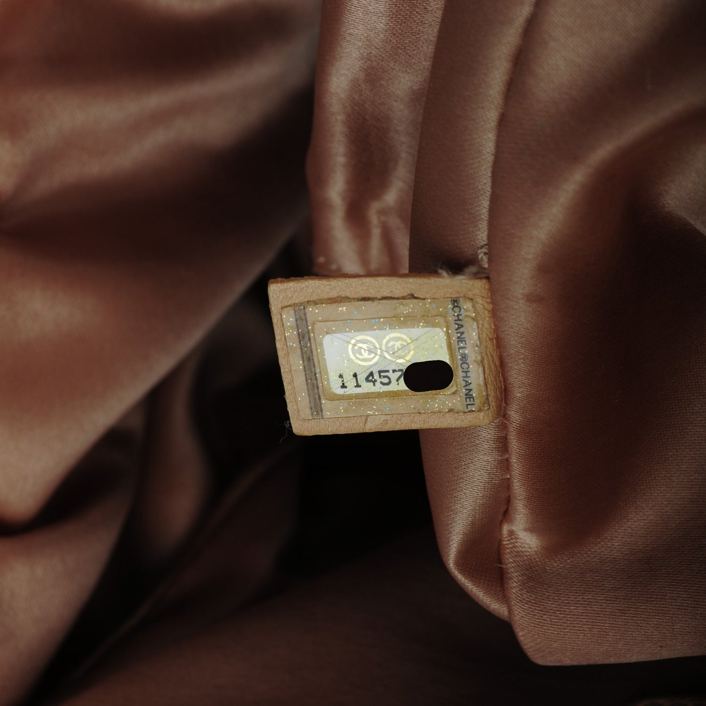 Lambskin Bubble Quilt Accordion Flap Beige