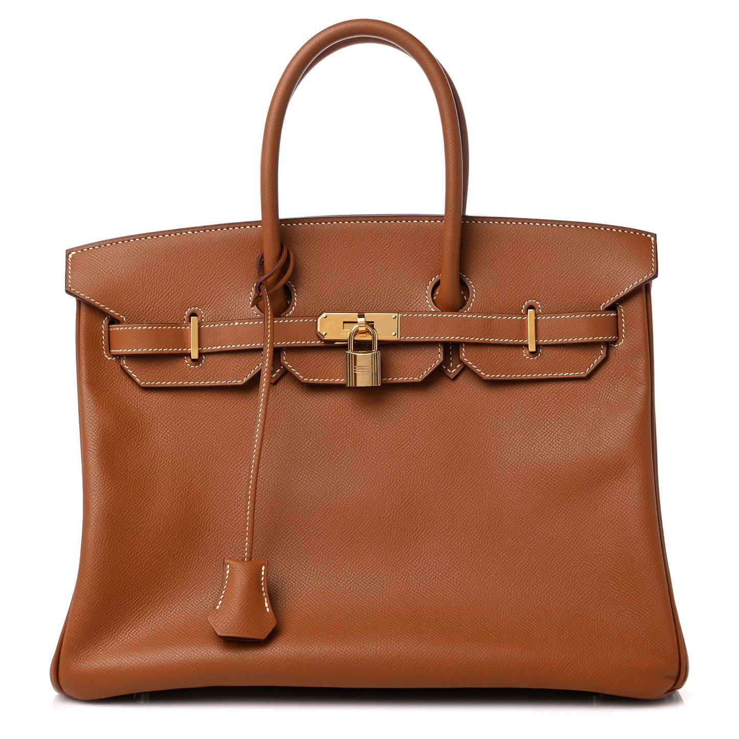 Epsom Birkin 35 Gold