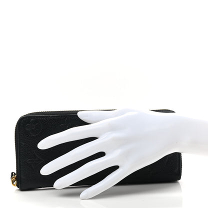 Louis Vuitton Empreinte Clemence Wallet Black 2 of 7