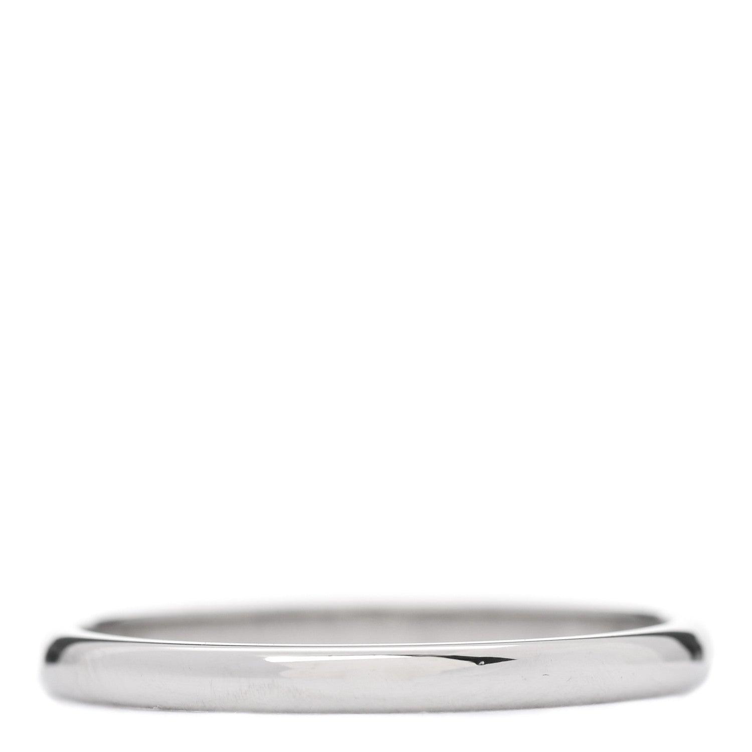 Cartier Platinum 2mm 1895 Wedding Band Ring 56 7.5 3 of 6