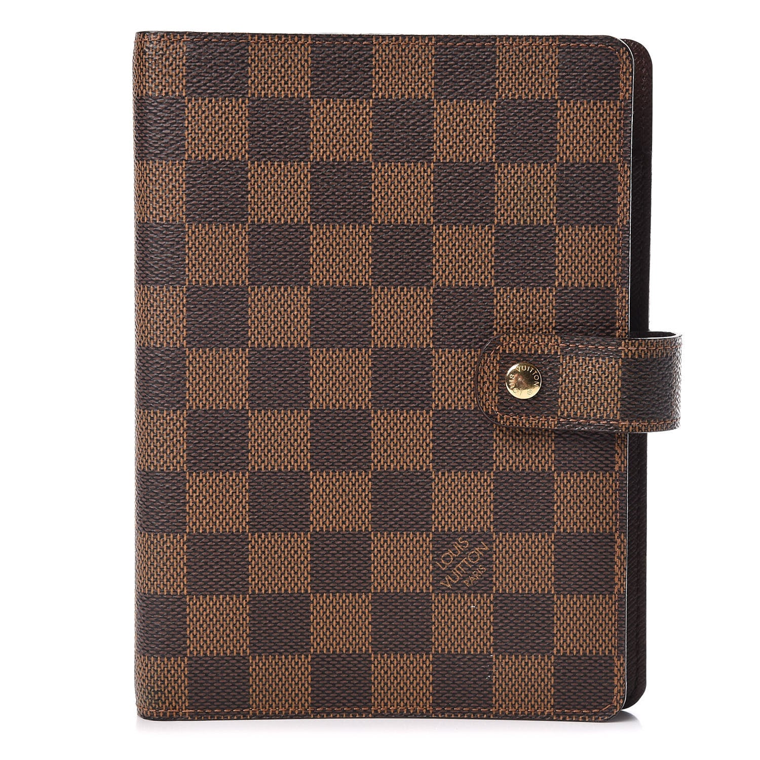 Louis Vuitton Damier Ebene Medium Ring Agenda Cover 1 of 8