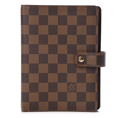 Louis Vuitton Damier Ebene Medium Ring Agenda Cover 1 of 8