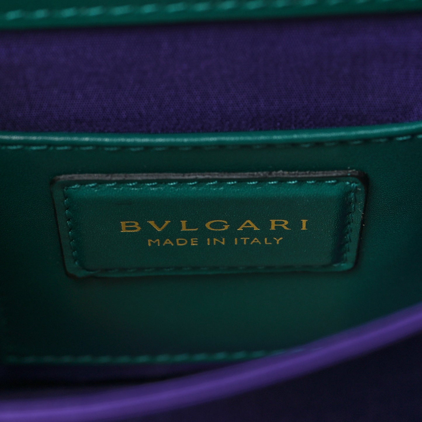 Calfskin Serpenti Forever Top Handle Emerald Green