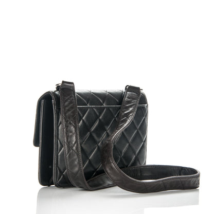 Chanel Lambskin Quilted Single Flap Black 3 of 9