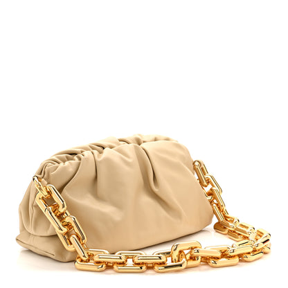 Bottega Veneta Calfskin The Pouch Chain Porridge 3 of 10