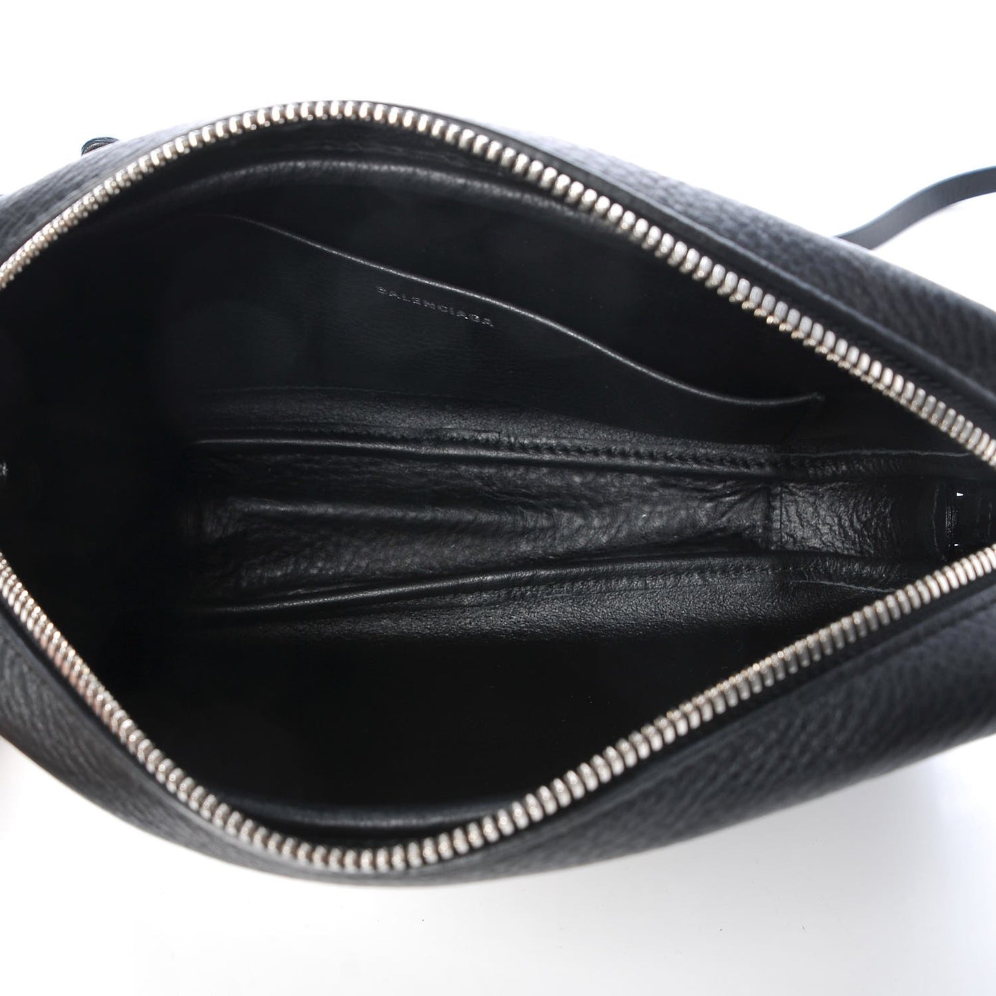 Calfskin Logo S Everyday Camera Bag Black