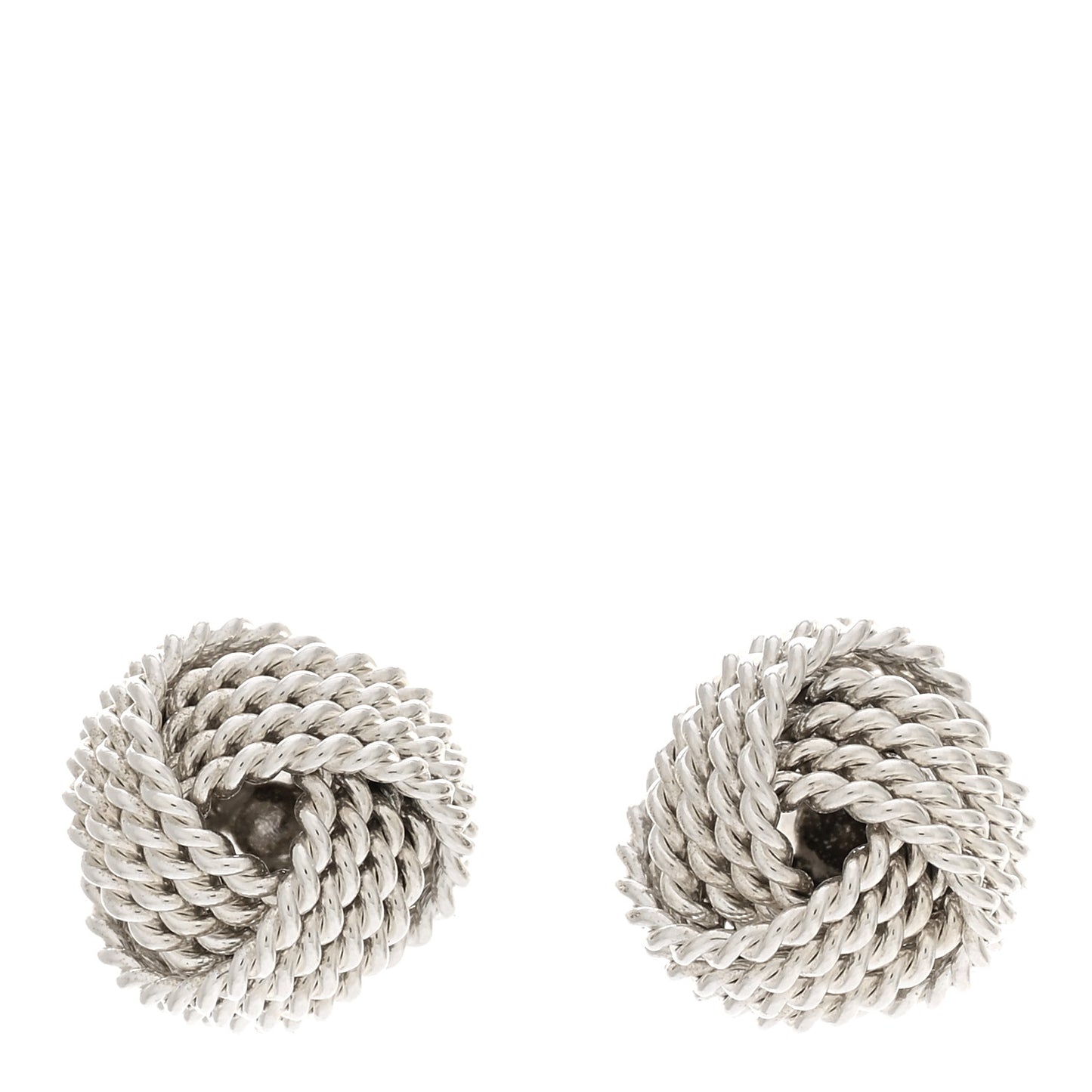 Sterling Silver Twist Knot Earrings