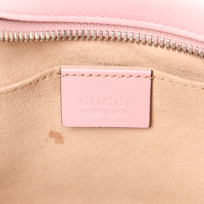 Gucci Calfskin Matelasse Small GG Marmont Chain Shoulder Bag Wild Rose 6 of 12