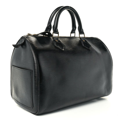 Louis Vuitton Epi Speedy 30 Black 3 of 12