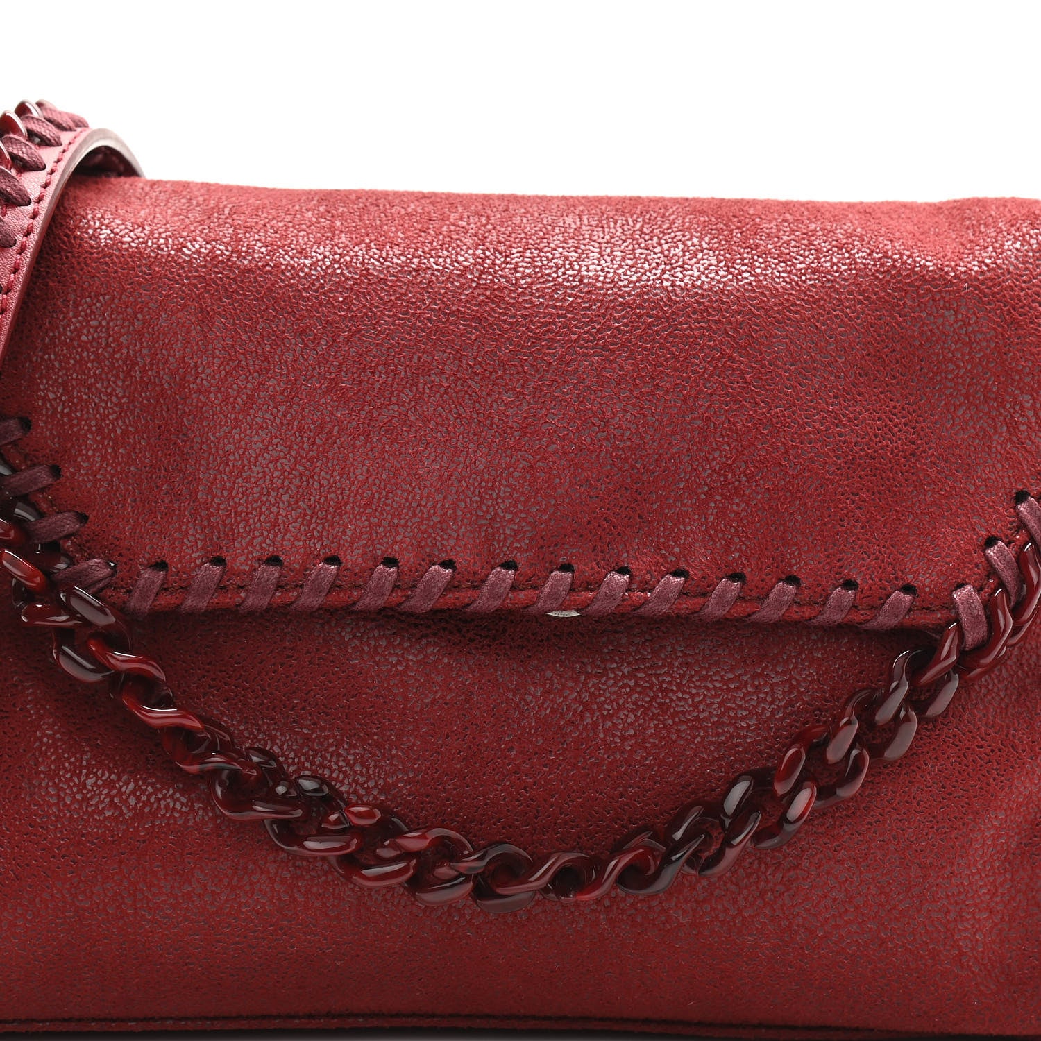 Stella McCartney Shaggy Deer Mini Candy Falabella Ruby 8 of 10