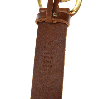 Gucci Faded Calfskin Double G 40mm Belt 85 34 Cuir 3 of 4