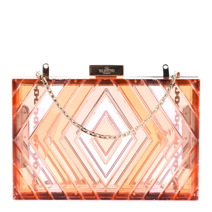Valentino Garavani Acrylic Native Couture Minaudiere Clutch Multicolor 1 of 4
