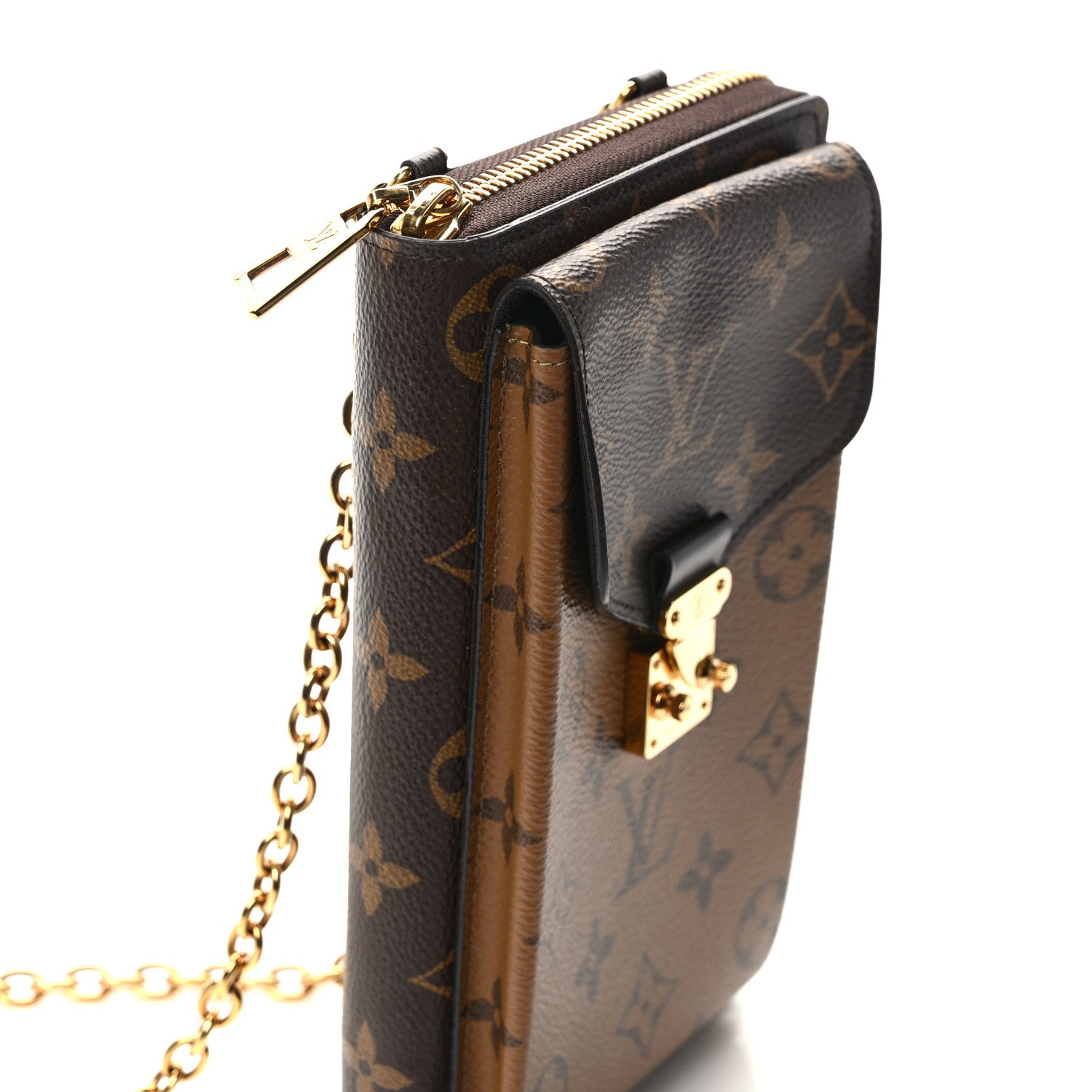 Louis Vuitton Reverse Monogram Metis Vertical Zippy Wallet 11 of 12