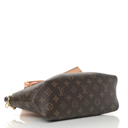 Louis Vuitton Monogram Flower Zipped Tote PM Beige 4 of 15