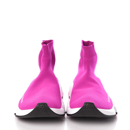 Balenciaga Neoprene Knit Womens Speed Sneakers 42 Fuchsia 2 of 8