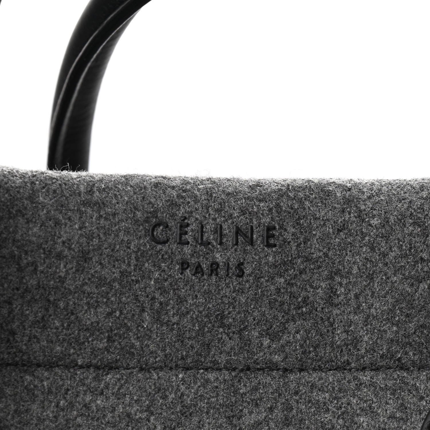 Celine Felt Medium Phantom Luggage Grey 6 of 11
