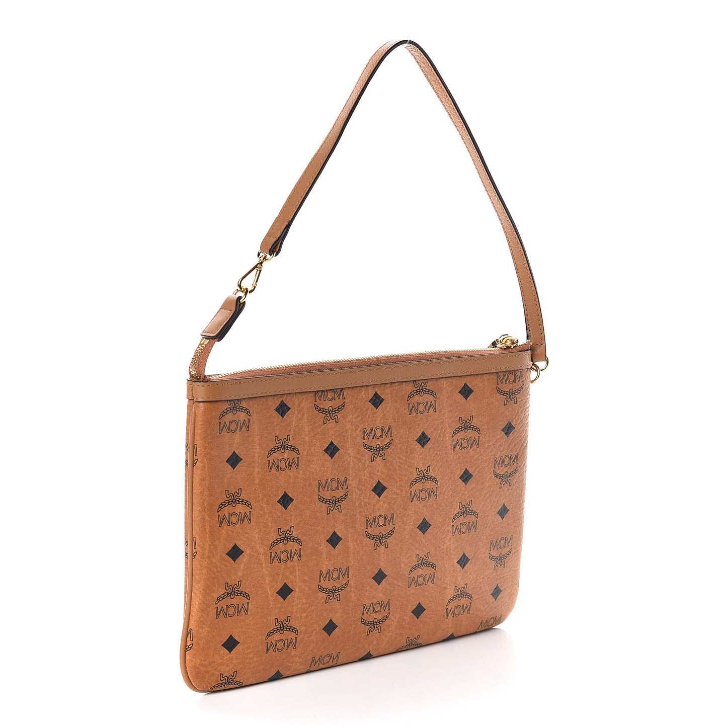 Visetos Liz Shopper Tote Pouch Cognac