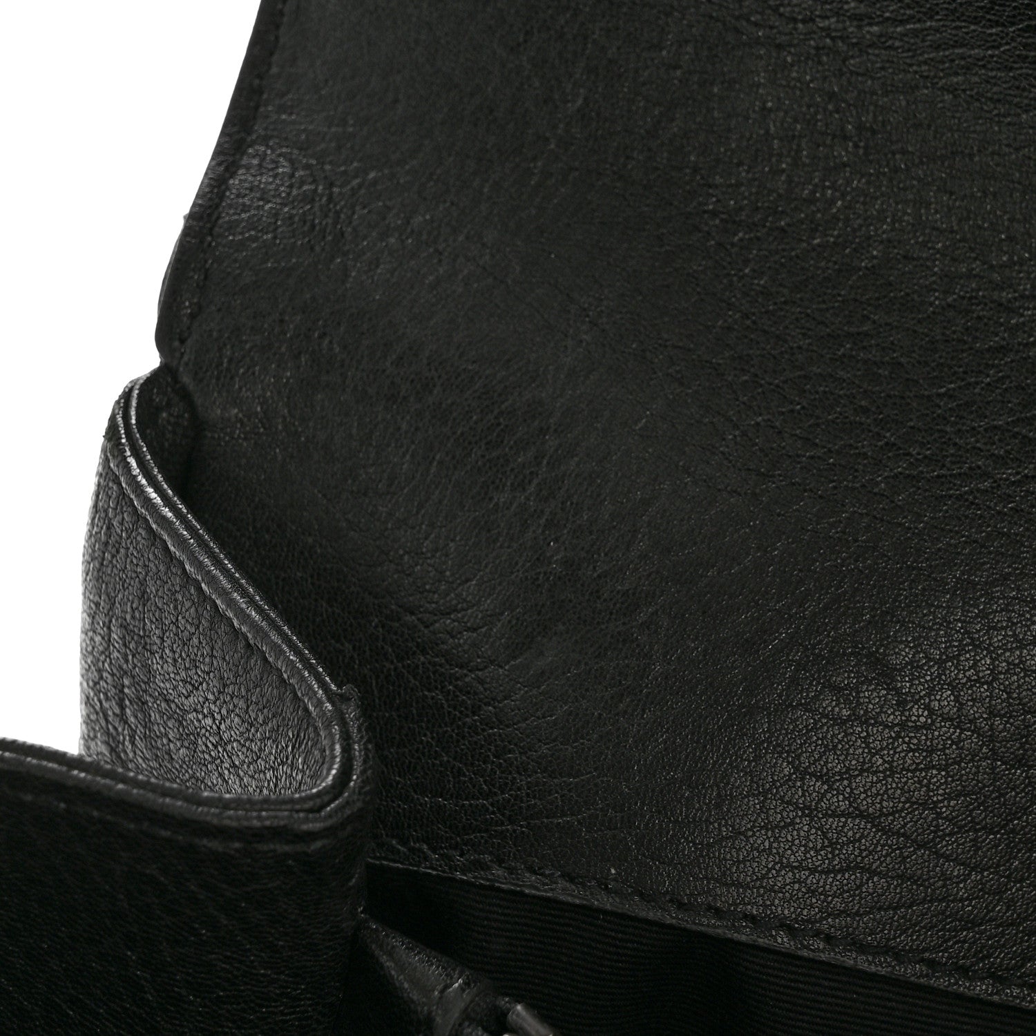 Saint Laurent Sheepskin Matelasse Chevron Monogram Large College Satchel Black 11 of 14
