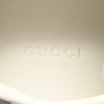 Gucci Calfskin Interlocking G Perforated Womens Ace Sneakers 37 White Grey Sky 8 of 10