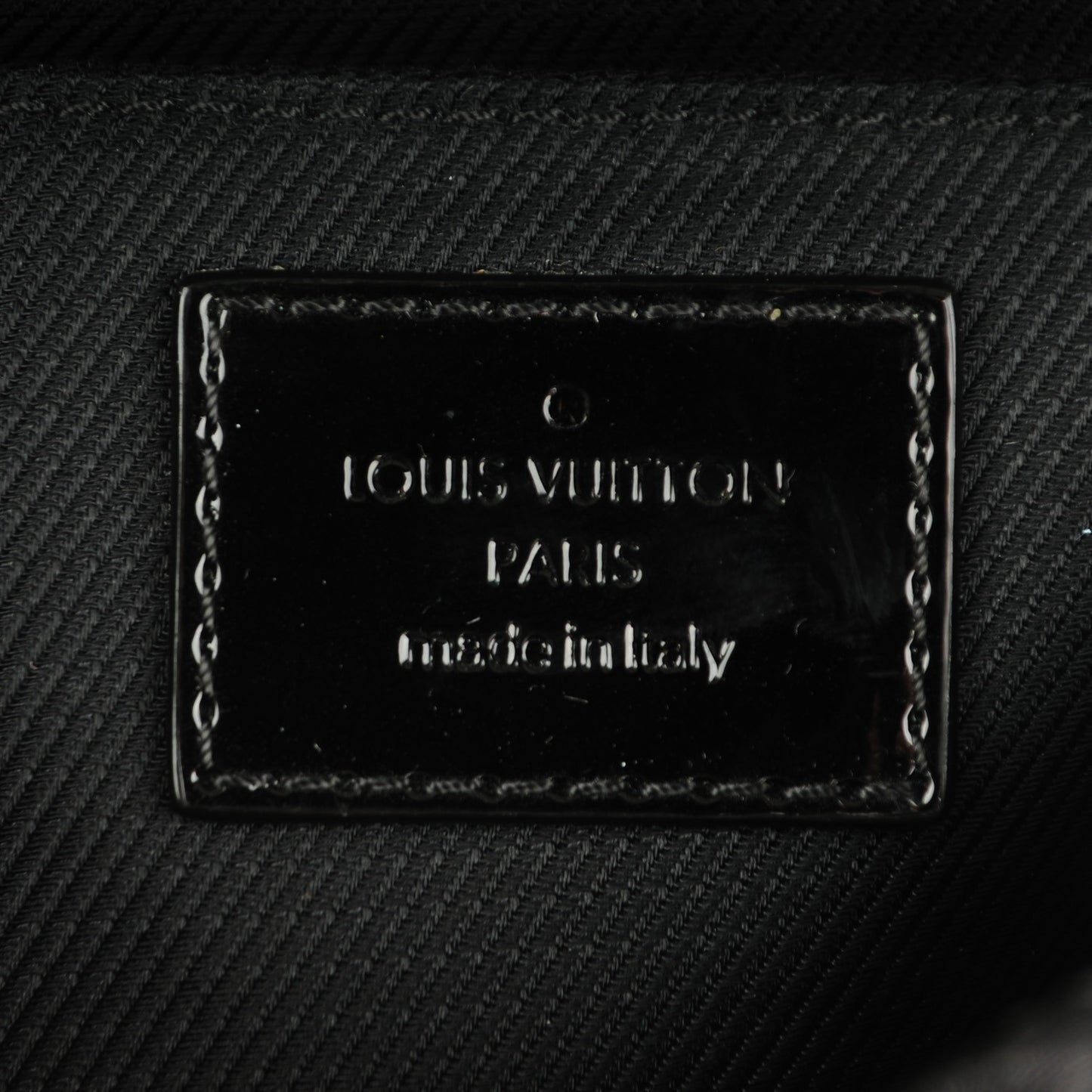 Satin Dentelle Pochette Black