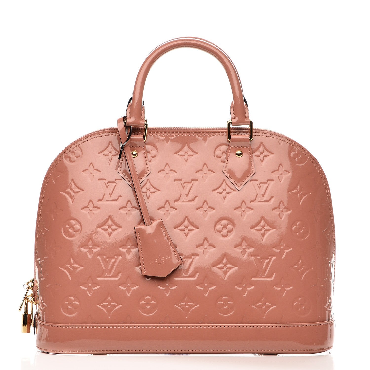 Louis Vuitton Vernis Alma PM Rose Velours 1 of 7