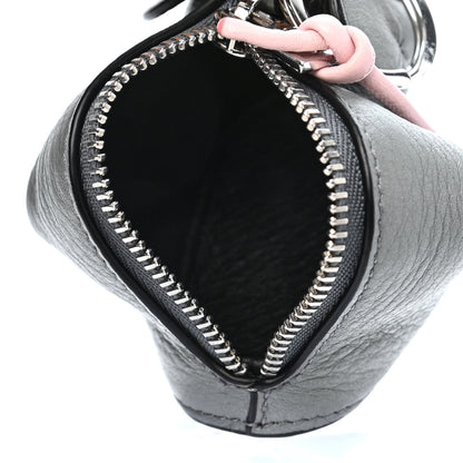 Loewe Calfskin Mouse Coin Pouch Bag Charm Key Holder Gunmetal 5 of 8